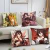 Animated Fugue From Honkai Star Rail Pillow Case Fashion Square Pillowcase Bedroom Sofa Room Ins Decoration Leisure