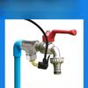 1/2 Inch Brass Garden Irrigation Faucet Water Tap Single Outlet Valve for IBC Tank Antifreeze Outdoor Balcony Garden Accessories