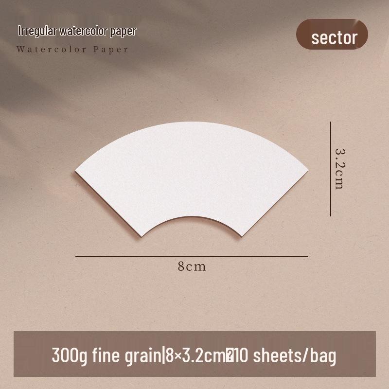 300g Watercolor Postcard Paper - Thick, Medium Rough Texture, Wood Pulp, Square, Blank Cardstock for Painting and Drawing