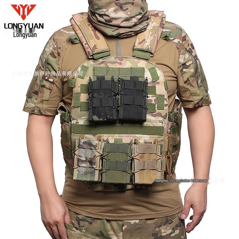 Outdoor Tactical MOLLE 5.56 Single Magazine Pouch - Military Sport Accessory