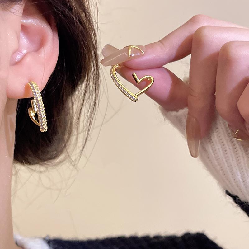 Zircon Imitation Pearl Lace Stud Earrings Women French Light Luxury Fashion New Earring Advanced Versatile Jewelry Wholesale K0