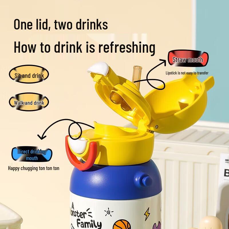 BEDDYBEAR Dual-Drink Insulated Bottle