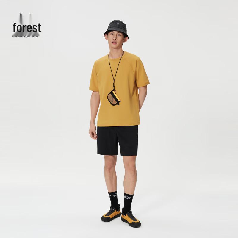 KOLON SPORT Unisex Waffelstrick UPF50+ Kurzarm-T-Shirt