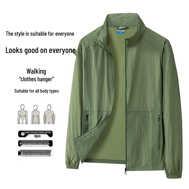 UPF 50+ Breathable Anti-UV Ice Silk Summer Outerwear for Women and Men