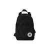 Minimalist Trendy Casual Fashion Classic Round Logo Polyester Travel Backpack Unisex Backpack Black 10020538-A01