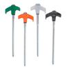 Screw-in Tent Stake Glow-in-the-dark Heavy Duty Outdoor Garden Yard Patio Lawn Camping Tarp Canopy Windproof Threaded Ground Spike Tent Peg
