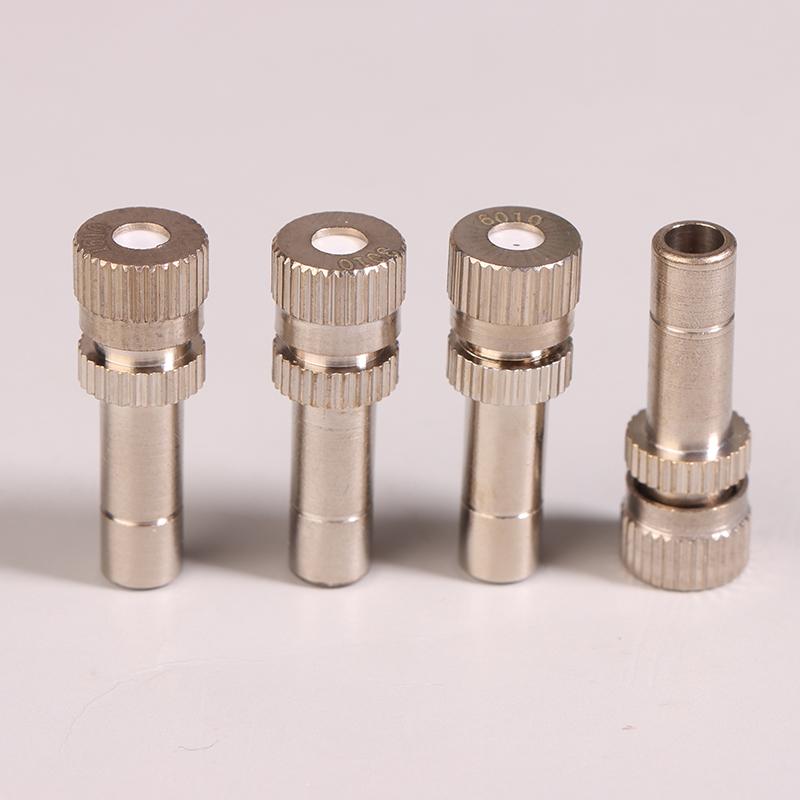 5Pcs 6Mm Quick Connect Mist Sprayer Atomizing Misting Nozzle Garden Water Irrigation Sprinkler For Misting Cooling System