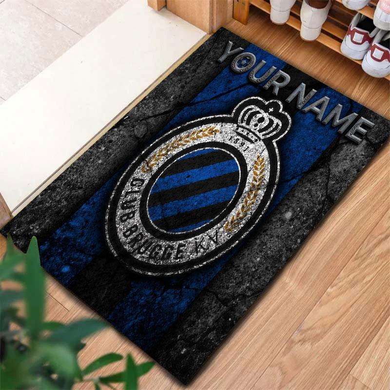 Club Brugge KV Custom Name Carpet Rug for Living Room Bedroom Home Sofa Decoration,Kids play Non-slip Floor Mat
