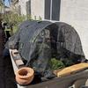 Garden Tunnel Greenhouse Protection from Heat 300 Cmx45 Cm Plant Cover Hoops for Patio