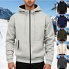 Fashionable Men's Hooded Sweatshirt Autumn/Winter Warmth Loose-Fit Zip-Up Hooded Jacket