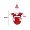 Cute Santa Claus Dog Cat Christmas Costumes Christmas Clothing for Holidays Small Medium Dogs Cats Parties Halloween Photo Shoot