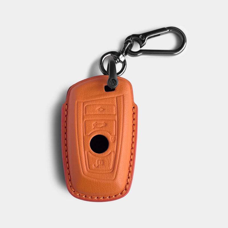 Originální kožené pouzdro na klíče pro starší modely BMW: Řada 3 GT, Řada 5, X1, X2, X3, X4, X5, X6