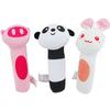 Giocattolo da afferrare con motivo animale animale Squeaker morbido farcito per bambini