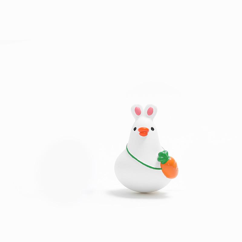 Yellow Duck Refrigerator Sticker Cartoon Cute Refrigerator Decoration Magnet Po Wall Toy Gift Cultural and Creative Products