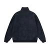 Unisex Retro Stand Collar PU Leather Jacket 2026 Casual Outerwear With Rivet Detail Loose Fit
