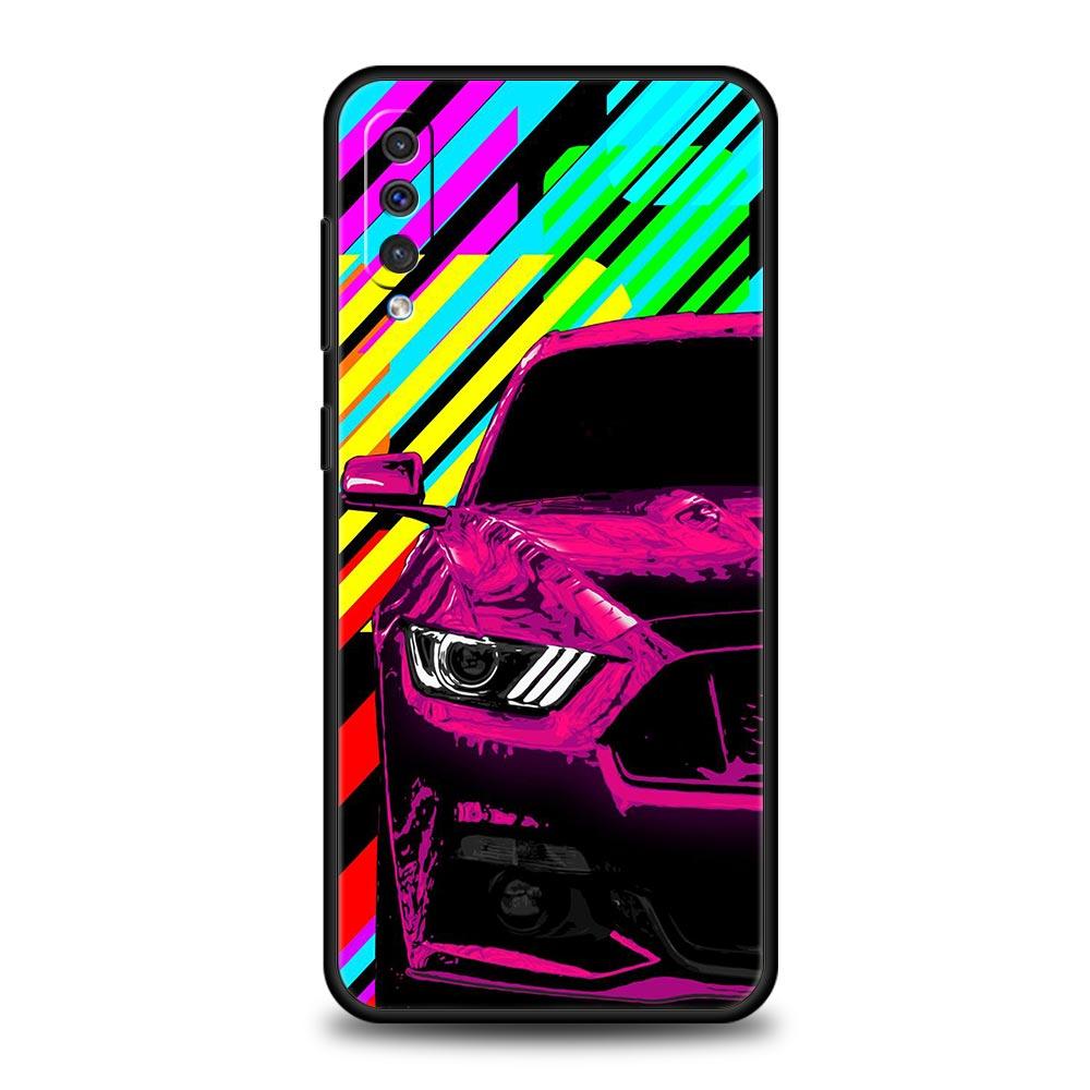 JDM Sports Car Lamp Aircraft Phone Case For Samsung Galaxy A52 A50 A70 A30 A40 A20S A20E A02S A12 A22 A72 A42 A32 5G A04s Cover