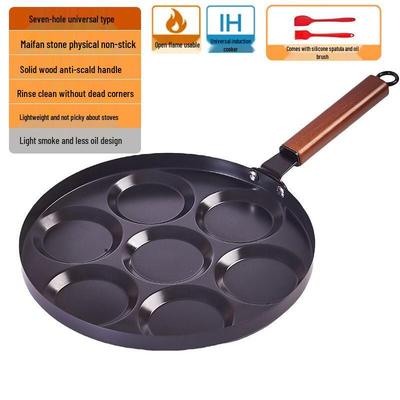 Ceramic Coated 7-Hole Non-stick Egg Frying Pan