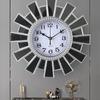 Modern Home Wall Decoration Clock Font Clear Wall Clock Travel Time Accurate Border Three-dimensional Hanging Quartz Clock