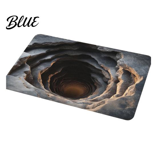 Textured Surface Floor Gradient Color Material Home Wear-Resistant Thick Mat Anti-Skid Rug Unique Pattern Design