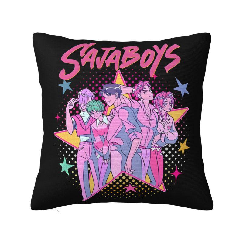 Vlastní povlak na polštář v severském stylu Kpop Hunter Demons 40x40cm Polyester Huntrix Povlak na polštář na pohovku Čtvercový povlak na polštář