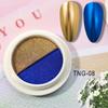 20G Chrome Nail Powder 2 Metallic Holographic Pigment Colors Mirror Effect Powder DIY Gel Nail Art
