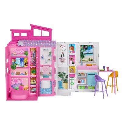 barbie Barbie 65 Pink House Sold Barbie Doll Play for Ages 3 and Up Pink HRJ76 Chikyu-friendly 2-story (doll Separately) Dress-up Doll/house