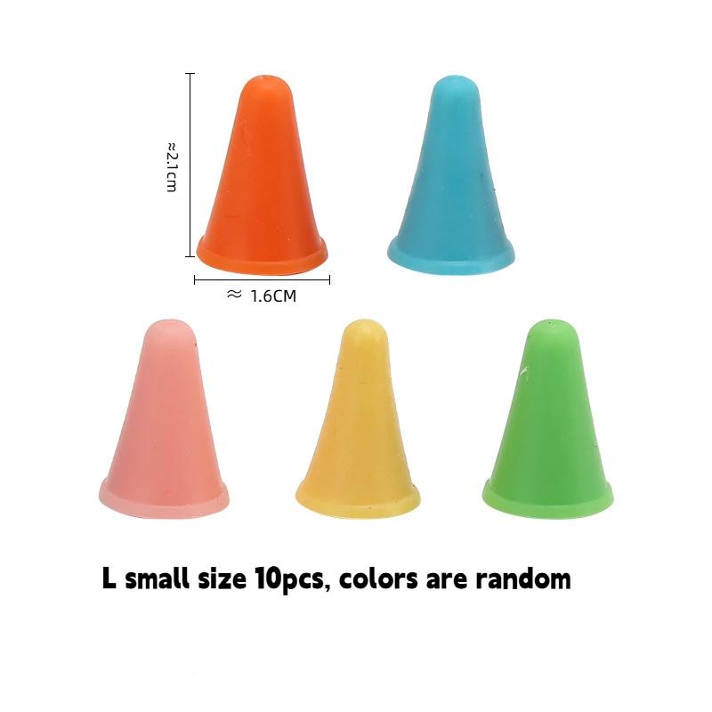 Colorful Knitting Needles Point Protectors 2 Different Sizes Needle Tip Stoppers For Knitting Craft Quilting Sewing Accessories