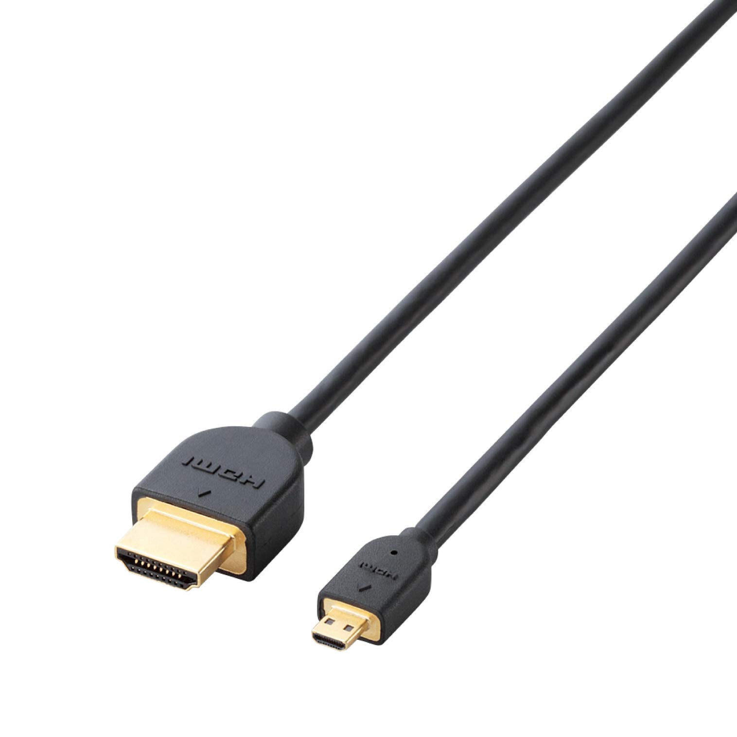 

ELECOM micro HDMI cable 2m 4K x 2K compatible black DH-HD14EU20BK чорний