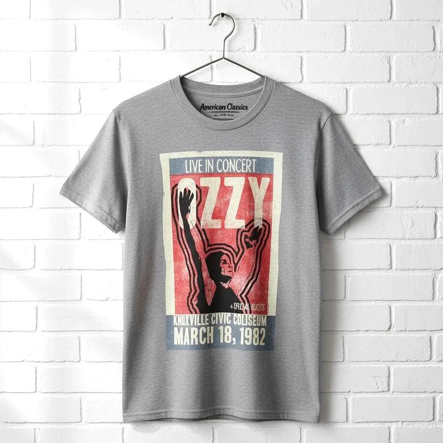 Ozzy Osbourne Knoxville Concert 82 Men s T Shirt S
