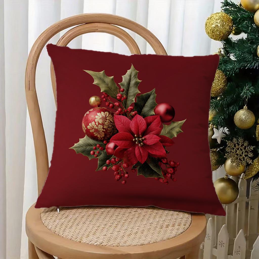 Christmas-Themed Pillow Coverssuitable For Sofa Car Bedroom Decorative Cushion Cover Pillow Cover