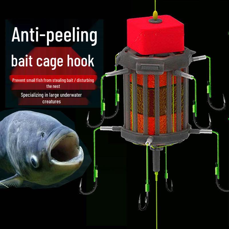 Silver Carp & Bighead Anti-Bottom Fishing Set with Bait Cage and Buoyancy Board