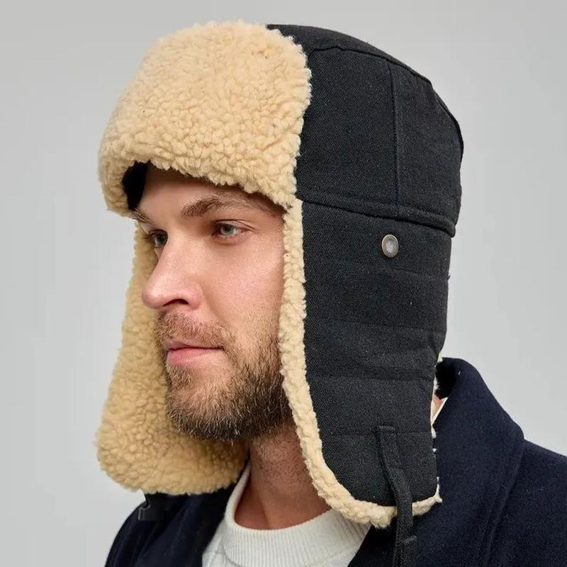 Winter Koreanischer Stil Wärme Ohrenschützer Mütze Outdoor Sport Skimütze Mode Warm Pilotenkappe Für Damen Und Herren
