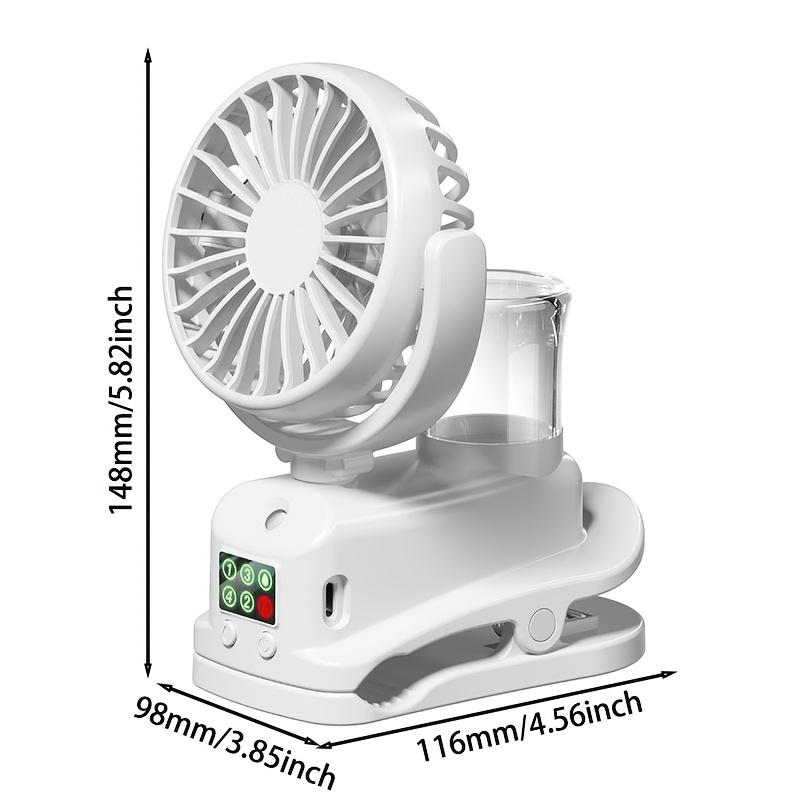 2 in 1 Fan Humidifier Spray Mist Fan USB Rechargeable Portable Desktop Fans Air Conditioner Mist Sprayer Mini Steamer Spray Fans