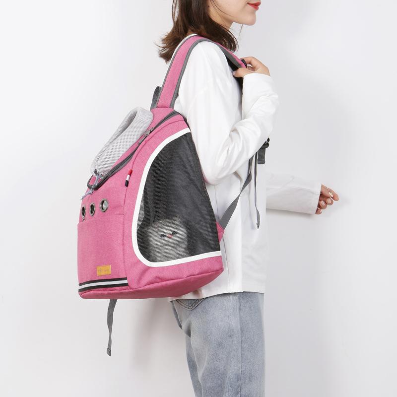 Geantă de transport pentru câine de companie de lux, pliabilă, transportor pentru pisici, rucsac pentru câine pentru câine mic, geantă respirabilă pentru pisici, accesorii de vară pentru câini