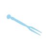 Disposable Two-Pronged Fruit Fork Set for Desserts and Pastries