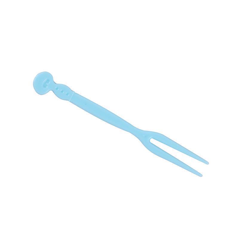 Disposable Two-Pronged Fruit Fork Set for Desserts and Pastries