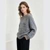 3D Floral Alpaca Wool Pullover: Soft, Fluffy, Versatile Knitwear for 2026 Autumn/Winter
