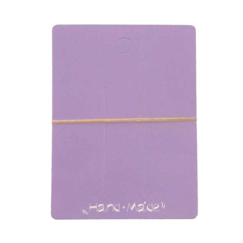

50Pcs Solid Color Girls Hairpins Packing Paper Card Barrettes Display Cards For Diy Kids Hair Accessories Retail Price Tags