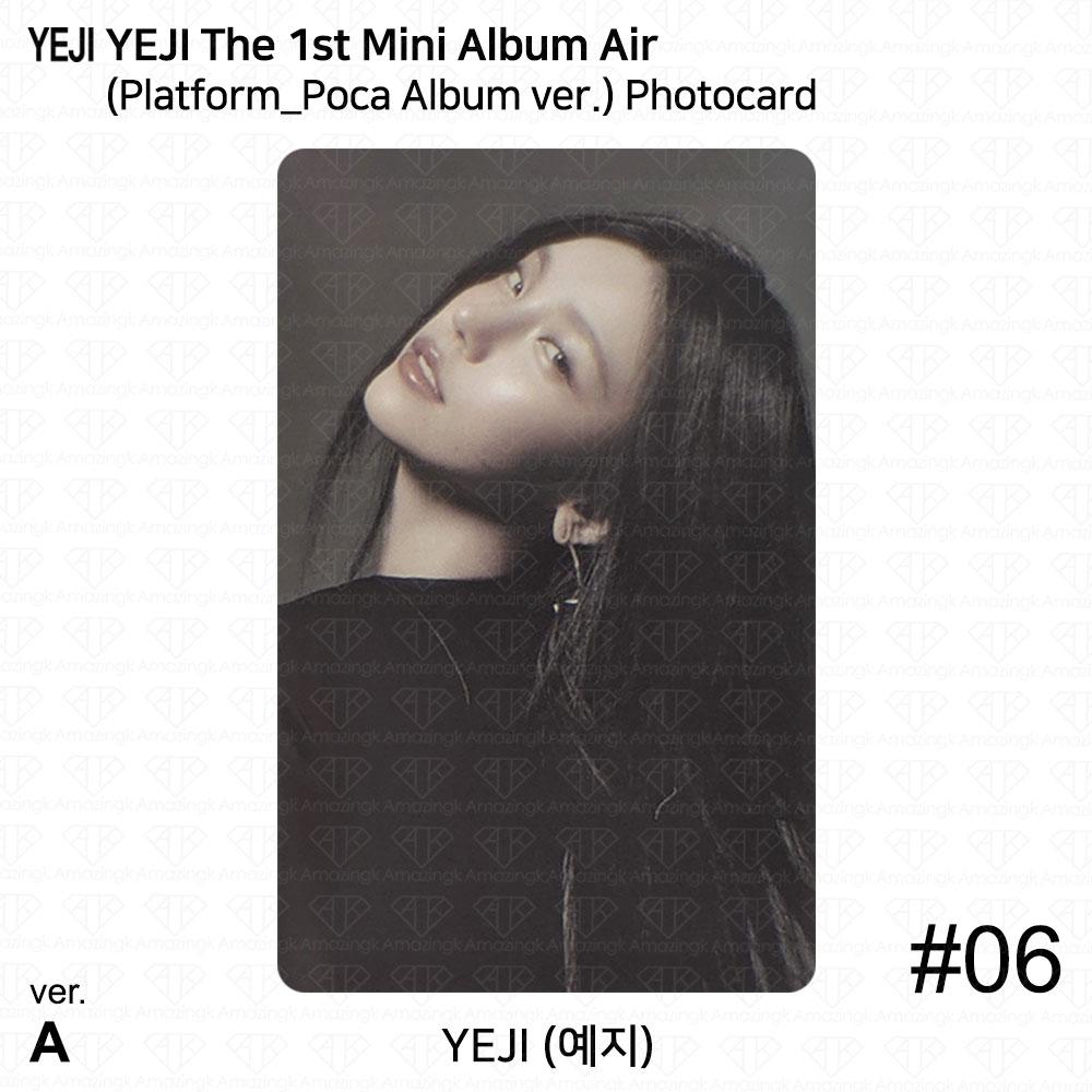 

Yeji The 1st Mini Album AIR Official Photocard Platform Poca album ver ITZY KPOP Photocard #6 (A ver.)