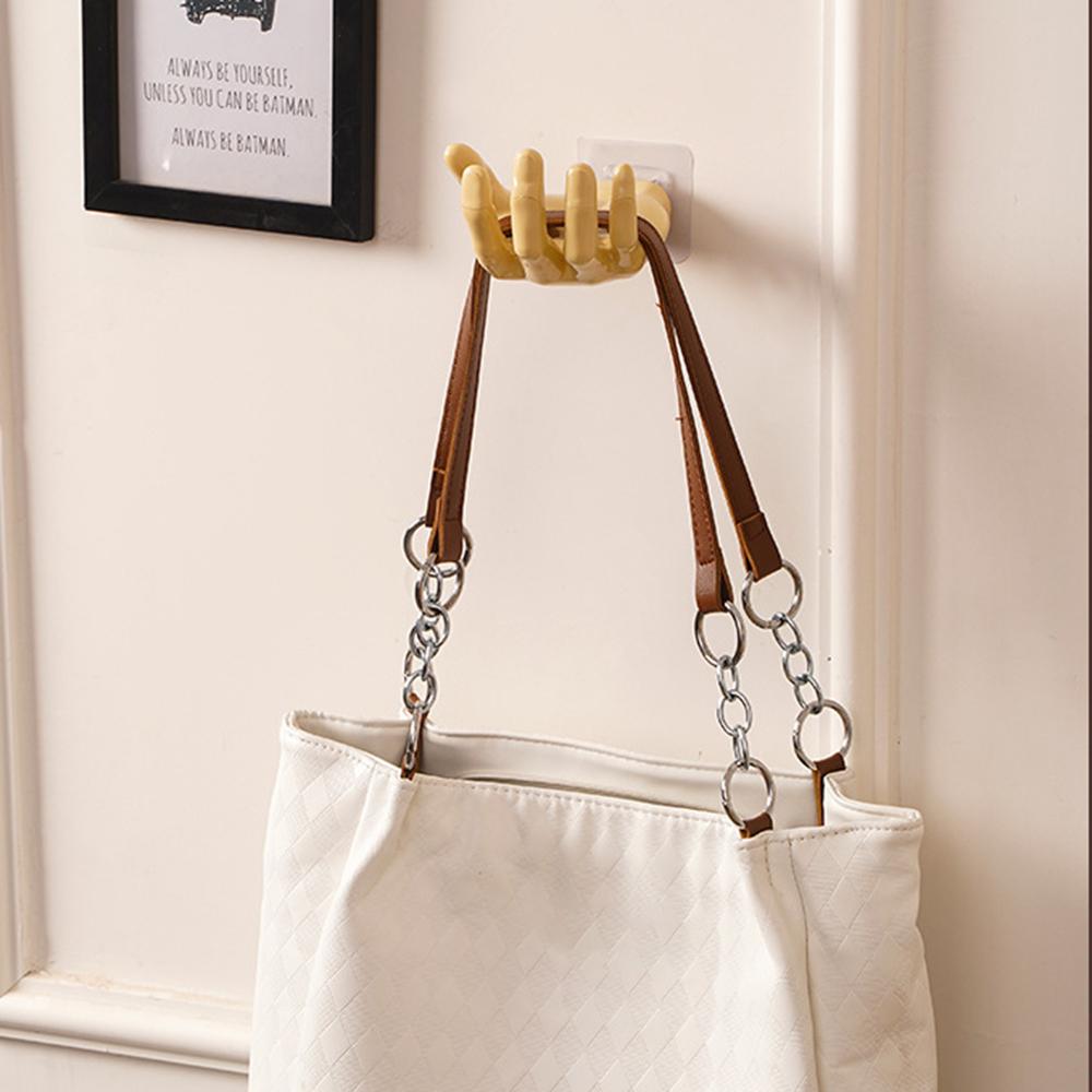 Ręczny Ścienny Mocny Samoprzylepny Haczyk Bez Wiercenia Niepozostawiający Śladów Haczyk na Klucze do Przechowywania na Ścianie Gospodarstwa Domowego Półka Łazienkowa