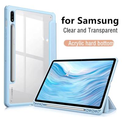 נרתיק עור מחזיק עיפרון לטאבלט Samsung Galaxy Tab S9FE S6 Lite 10.4 S8 Plus S7 FE 12.4 S8 Ultra 14.6 נרתיק עבור Samsung A8 כיסוי חסין זעזועים