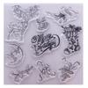 Merry Christmas Silicone Clear Seal Stamp Photo Album Decorative Paper Card DIY