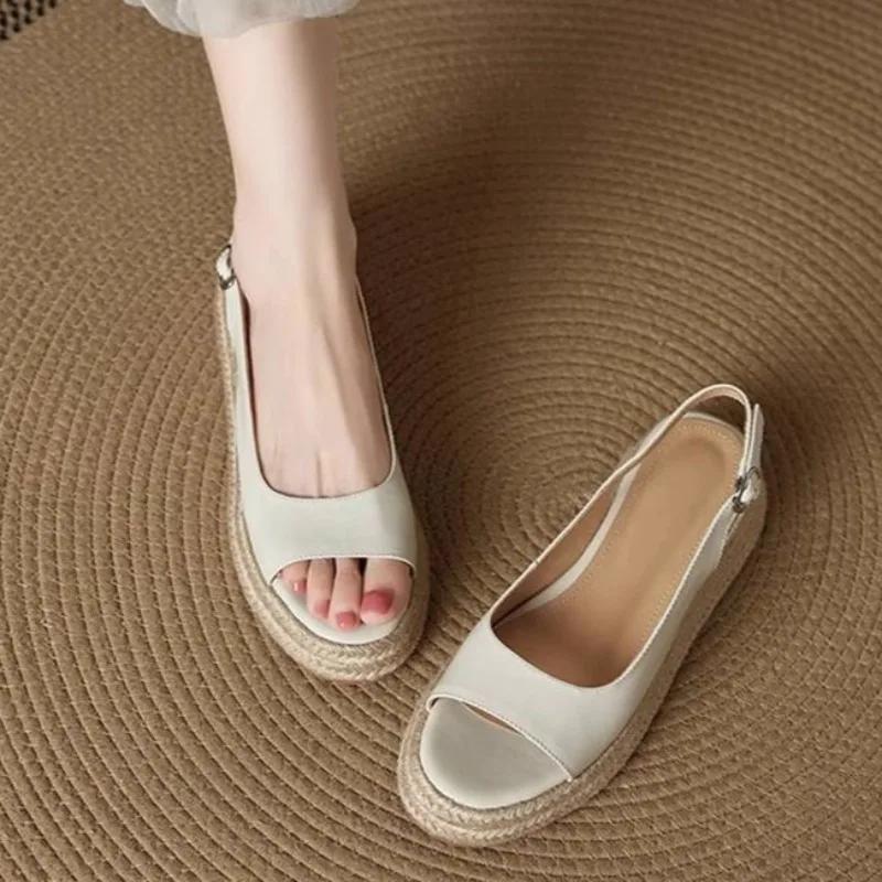 Flats Women Sandals Platform Walking Shoes Summer 2025 New Woman Dress Casual Slides cozy designer Sandalias De Mujer