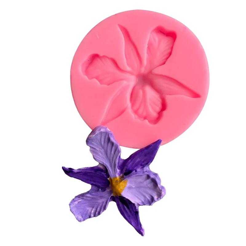Plumeria Flower Silicone Molds Rose Flower Mould DIY Party Cake Decorating Tools  Clay Candy Chocolate Moulds