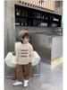 Korean Style Kids' Round Neck Sweater – 2025 Autumn/Winter Knit Pullover for Boys