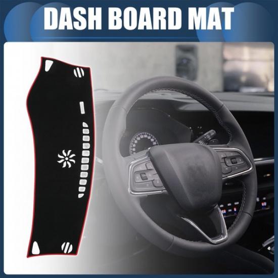 Dashboard Dash Cover Mat for Buick Envision 14-17 Sun Protector Pad Black Red