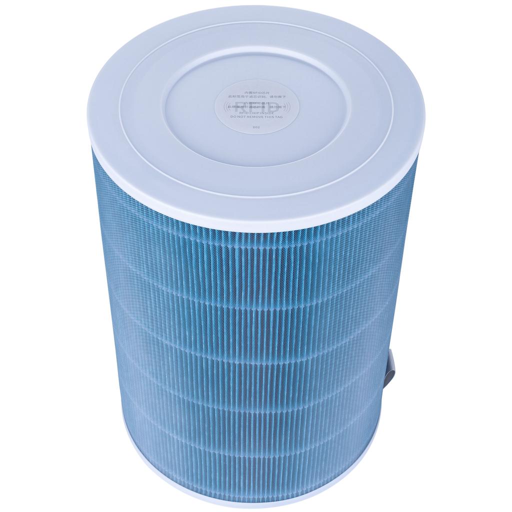 BlueShield HEPA H13 Standard Filter for Xiaomi Mi Air Purifier 1/2/2S/3/Pro, Blue, Up to 6 Months, PM2.5 Allergens Dust