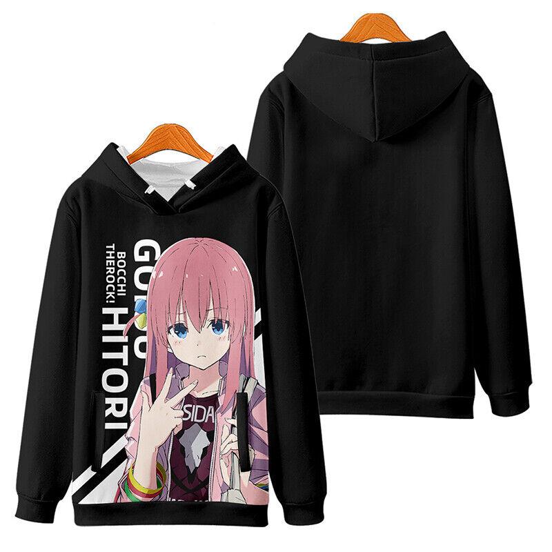Autumn Anime Bocchi The Rock 3D Print Hoodies Men Women Fashion Casual Sweatshirts Oversized Hoodie Pullovers Tracksuit Clothing