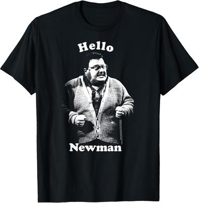 Funny 90's TV Show T-Shirt Featuring Hello Newman Portrait