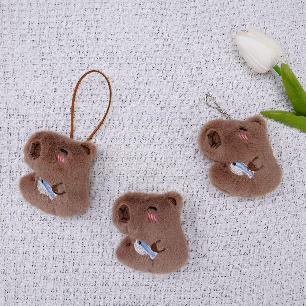 

Мультяшный Squeeze Capybara плюшевый брелок чучело кукла брелок сумка подвеска